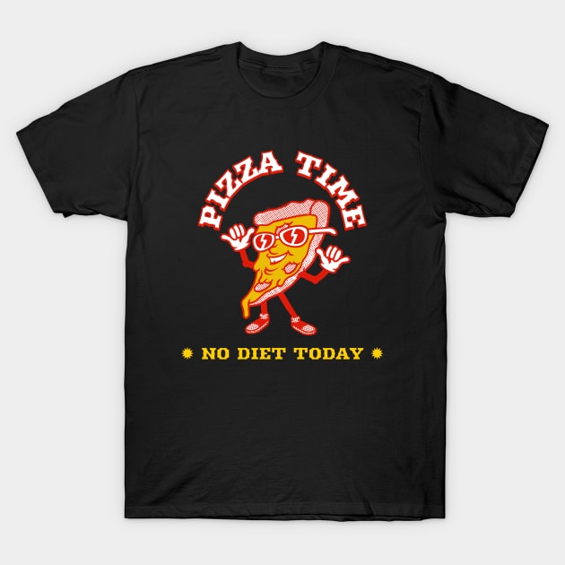 Pizza Time T-Shirt by osaya